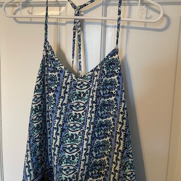 Hollister Tops - Hollister Blue Beachy Racerback Spaghetti Strap Tank